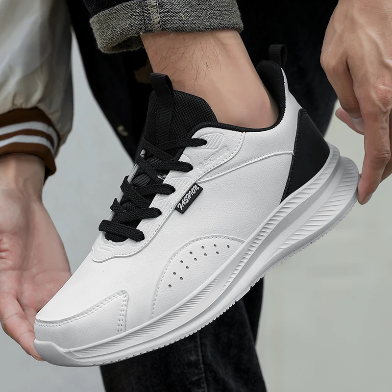

2025 Autumn New Arrival Men's Sports Shoes ComfortableThick Sole Man Shoes Mixed Color Outdoor Breathable Non-Slip Male Sneakers
