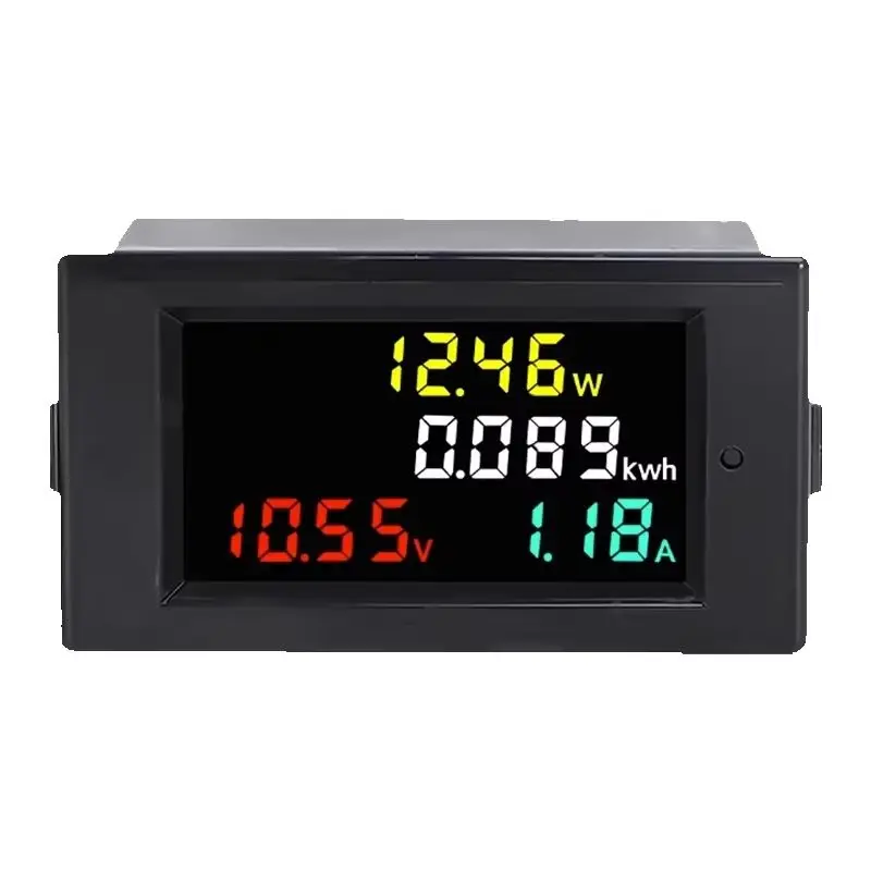 D69 DC Digital Voltmeter Ammeter 12-600V 20A 50A 100A LCD Voltage Current Meter Power Monitor