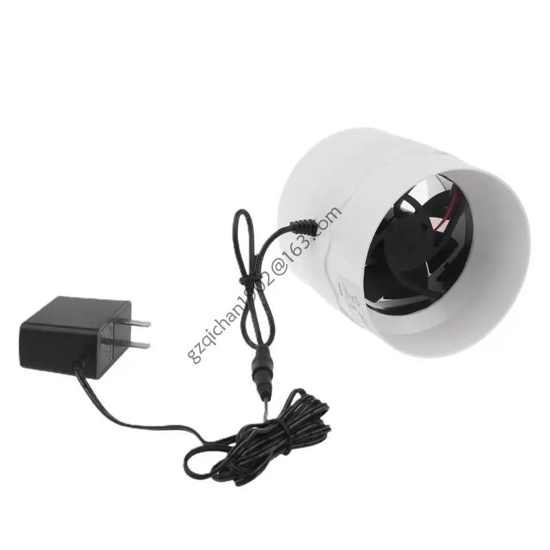 

X7AB Inline Duct Fan Air Ventilator Pipe Ventilation Exhaust Fan Adjustable Extractor