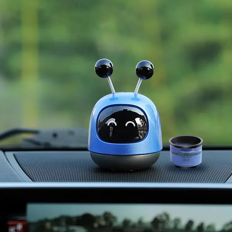 Creative Cute Robot Air Vent Cleaner New Car Aromatherapy Diffuser Perfume Interior Accessories & Ornament Decor Freshener