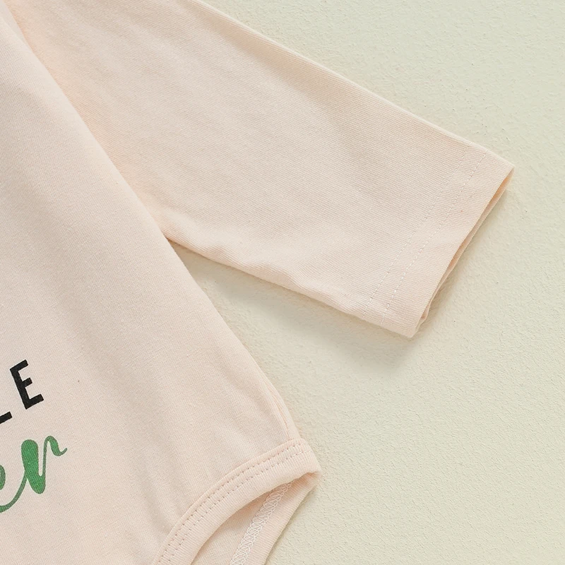 Комплект одежды для маленьких мальчиков из 3 предметов, комбинезон с длинным рукавом и надписью на тракторе, однотонные штаны, наборы шапок