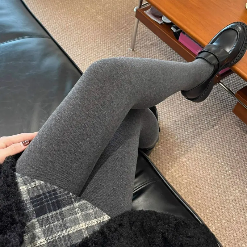 Threaded Leggings Women Outerwear Autumn Winter Thick Fleece Warm Pants Sexy Women Stocks Gothic Stockings Warm Tights Pantyhose