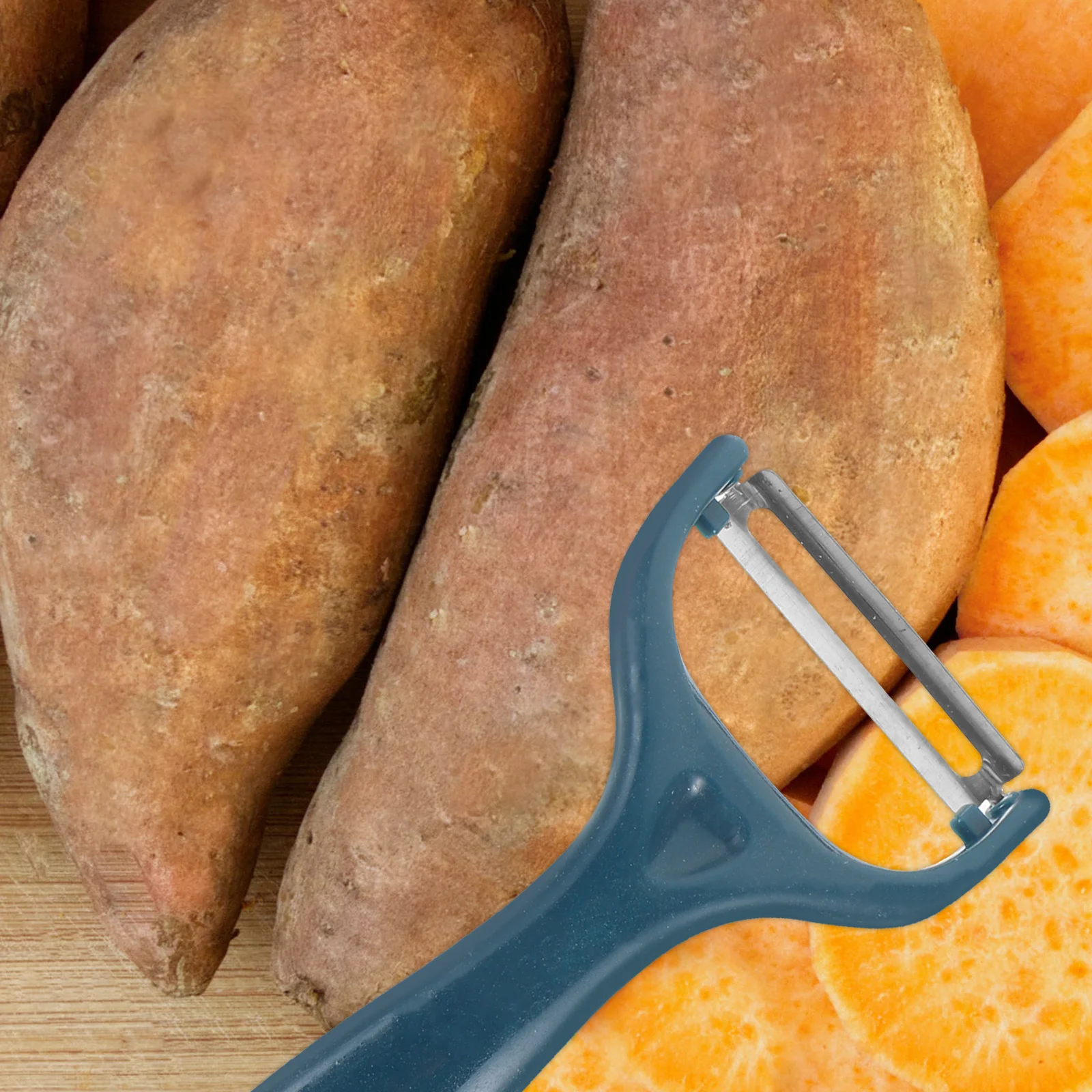 6 قطعة مقشرة سيراميك متعددة الوظائف أداة المطبخ خالية من الصدأ للفواكه والخضروات أداة التقشير شفرة طويلة الأمد #6