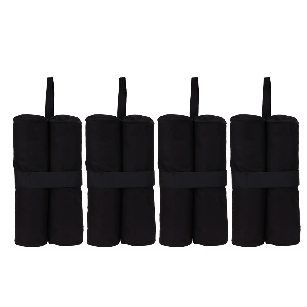 4pcs Canopy Weight Bags Heavy Duty Sand Bags For Instant Gazebo Stabilizer Outdoor Camping Beach Festival Sports Black - Image 2