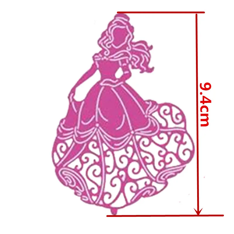 Disney Beauty And The Beast Cutting Dies Princess Waltzing Belle Diecut for DIY Scrapbooking Embossing Paper Card Craft New 2022