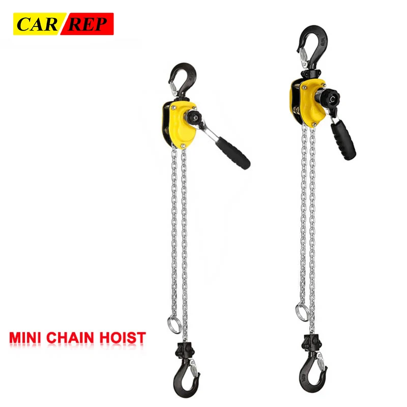 

0.5T Manual Manganese Steel Hook Wire Manual Traction Hoisting Tool Lever Small Hand Chain Manual traction Hoist 3m