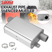 24mm Muffler Silencer Upgraded Clamp Bracket Car Air Diesel Parking Heater Exhaust Pipe For Webasto Eberspacher