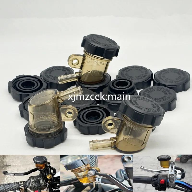 ADL-tanque de aceite de freno Universal para motocicleta, cilindro maestro de freno de pie, taza de aceite, depósito de botella de fluido, Dirt Bike, Scooter, Pitbike