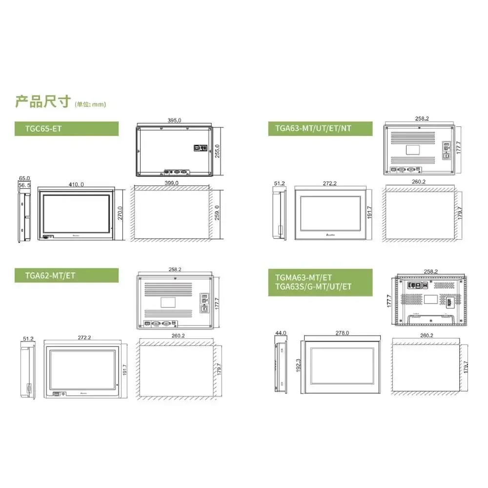 TG765-MT layar sentuh HMI Xinje 7 inci TG765S-UT TG765-UT Panel Toucn HMI Xinjie antarmuka mesin manusia TouchWin