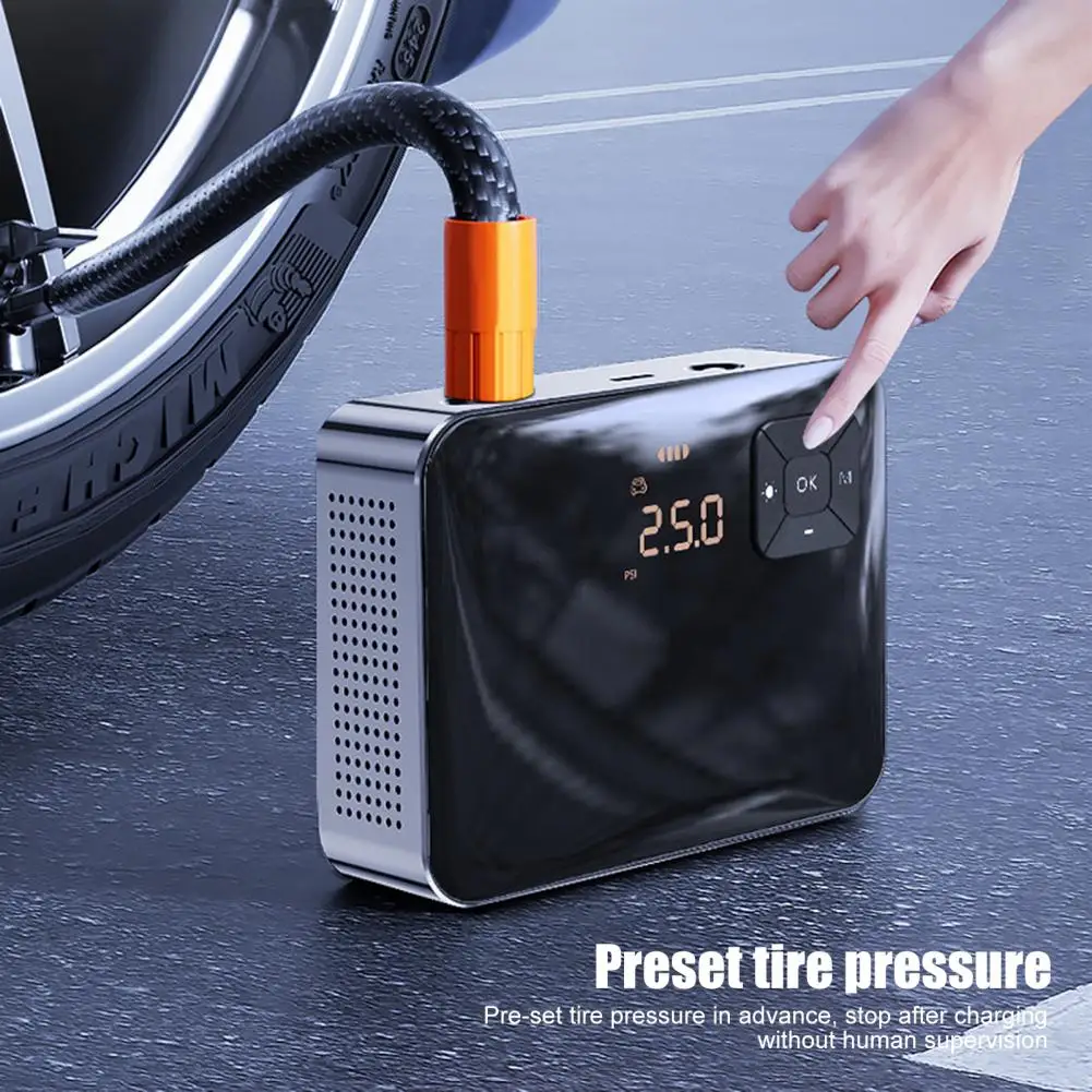 Inflatable Pump Powerful High Efficiency Heavy Duty Portable Car Air Pump Compressor Automobile Tire Repair Tools