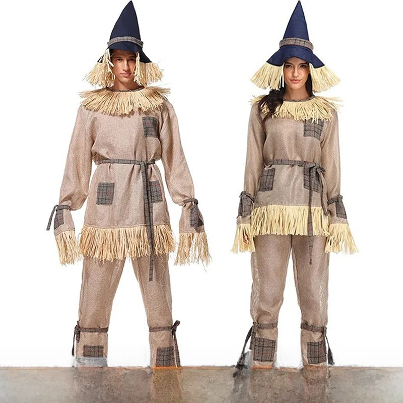 

Новинка 2025, костюм Святого Человека на Хэллоуин, наряд для пар, трансграничный сценический костюм, традиционный китайский этнический женский костюм...