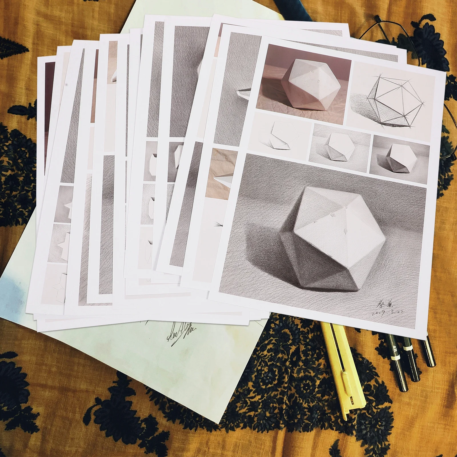 بطاقات الرسم، مخطوطات الرسم، أداة ممارسة كتاب الرسم، مواد ورقية متينة، توجيه خطوة بخطوة، مناسبة للجميع