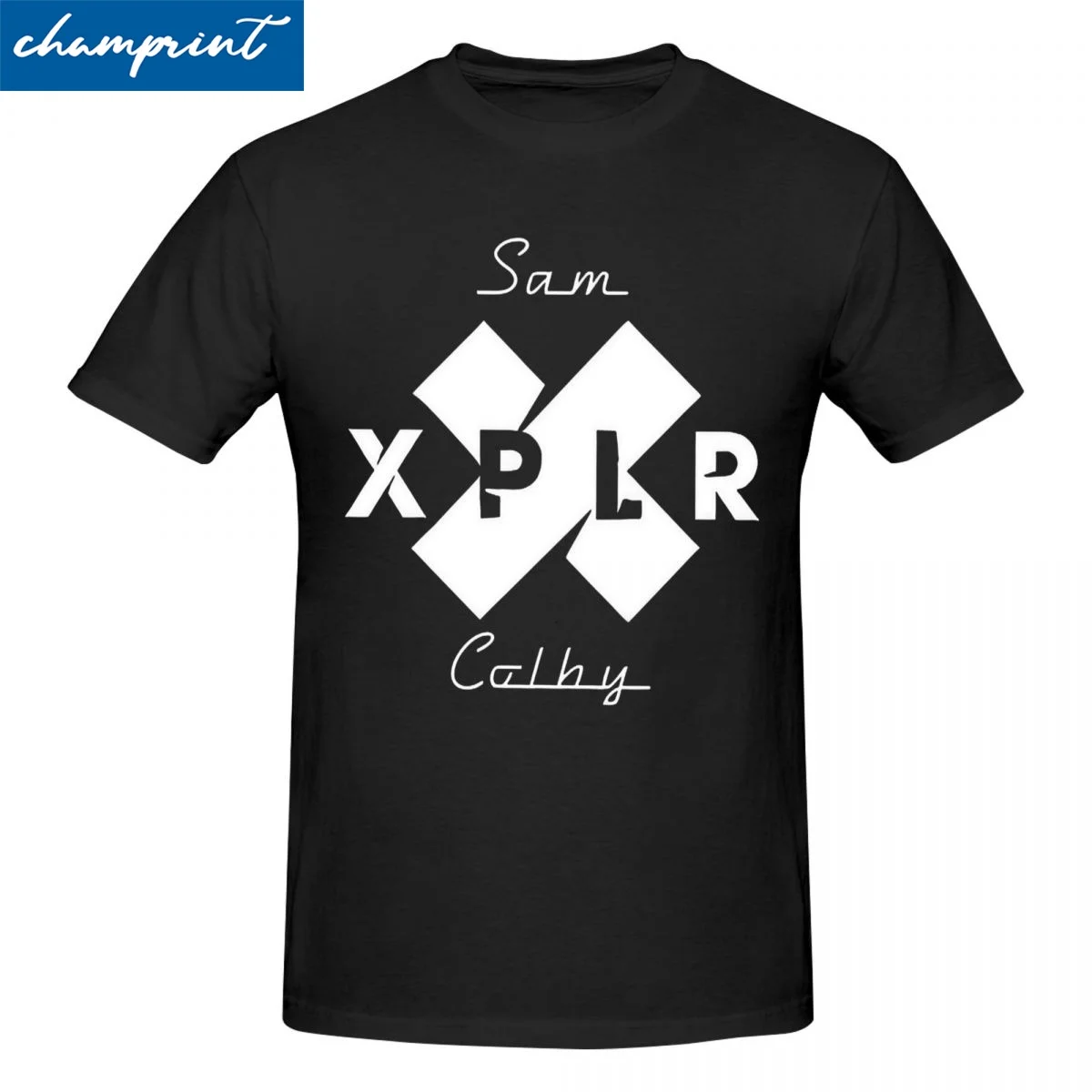 Men Women's Sam And Colby XPLR T Shirt Pure Cotton Tops Leisure Short Sleeve Crewneck Tee Shirt Gift Idea T-Shirt