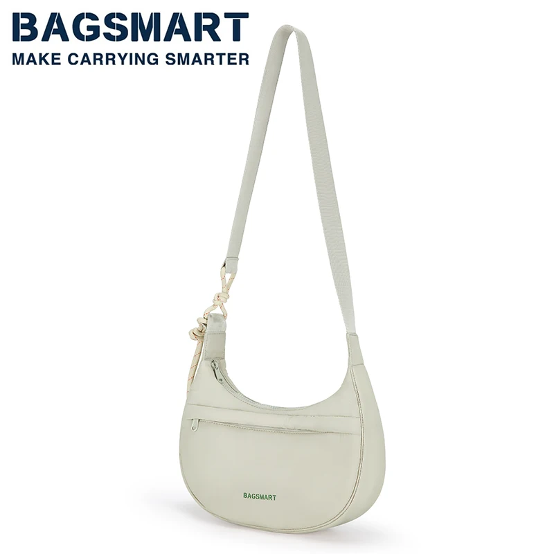 BAGSMART-Bolsa tiracolo feminina, casual, ombro único, viajante, esportiva, bolinho, nova moda