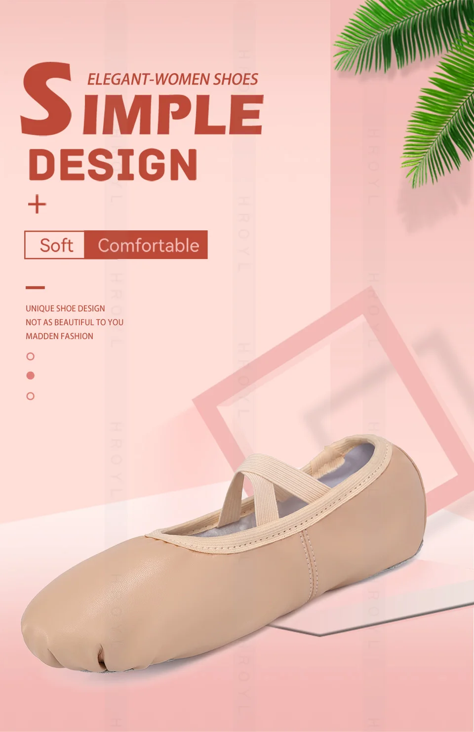 Ballett Tanzschuhe Mädchen Frauen Ballett Tanzschuhe Wohnungen für Damen Damen Ballett Hausschuhe Schuhe Salsa Praxis Trainingsschuhe – Detail 2
