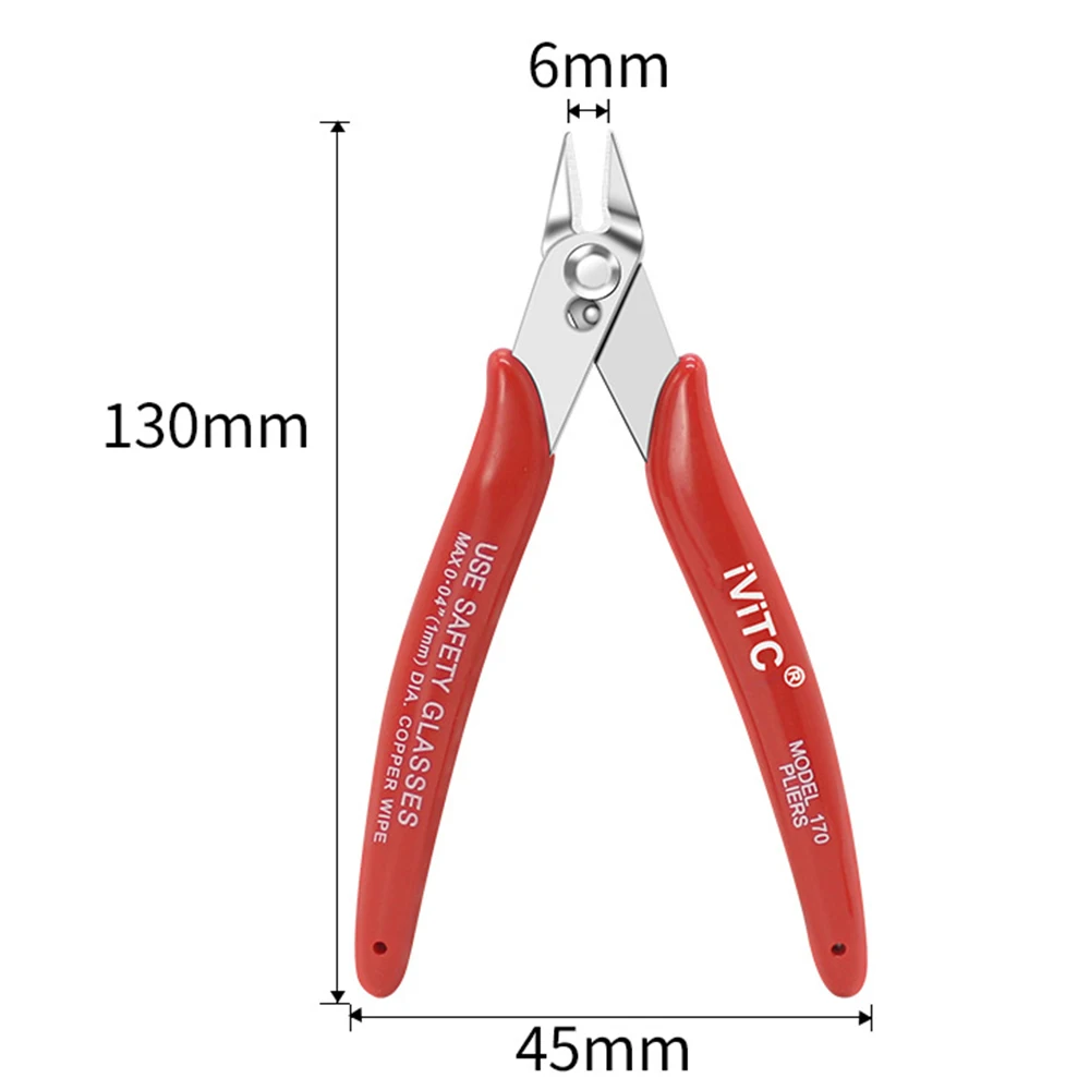 Carbon Steel Pliers Diagonal Pliers Electrical Wire Cable Cutters Cutting Side Snips Flush Nipper Stripper Hand Tools