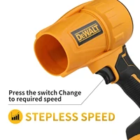 DEWALT D317 20V Cordless Leaf Blower - High-Speed Handheld Jet Fan Air Blower for Patio Cleaning & Dust Blowing, Tool Only 4