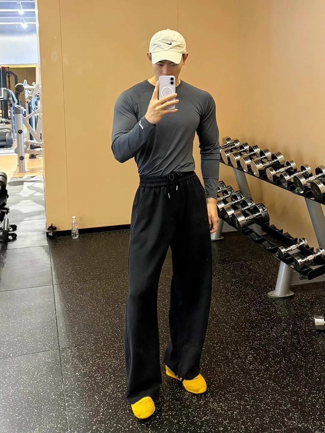 

American Sle Fitn Knife Sport Pants Men's Autumn Winter Thiened Warm Casual Straight Leg Pants Drapey Loose Fit Trousers