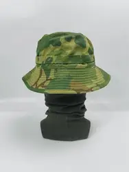 Sombrero de pescador táctico protección solar camuflaje verde