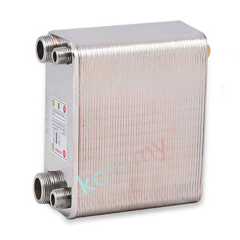 Brazed Plate Superheated Stainless Steel Heat Exchanger Household Bathroom Radiator 80 100 120 Water Heater Floor Heating