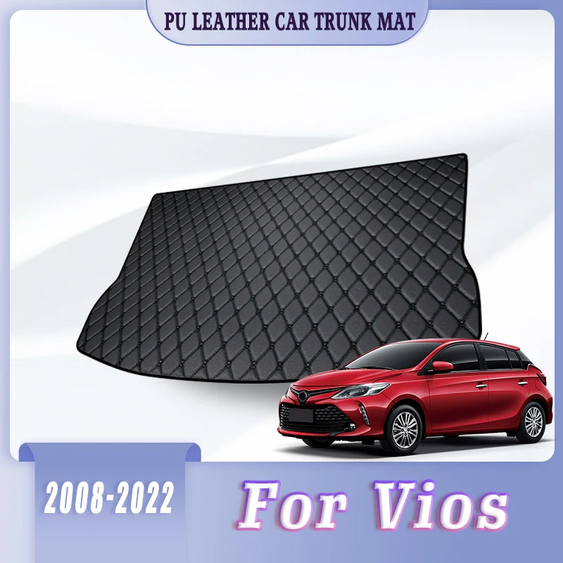 

Коврик в багажник автомобиля для Toyota Vios 2022 2021 2020 2019 2018 2017 2016 2015 2014 2013 2012 2011 2010 2009 2008 Автоаксессуары