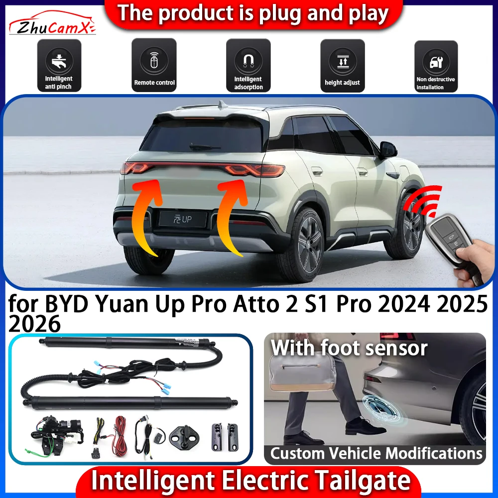 Smart Powered Tailgate System for BYD Yuan Up Pro Atto 2 S1 Pro 2024 2025 2026 Automatic Intelligent Electric Trunk Lift Control