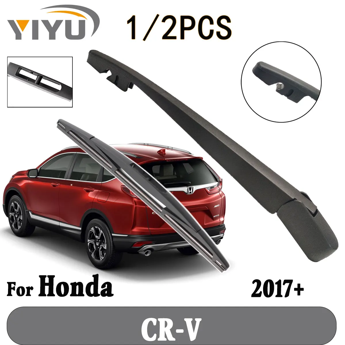 

1/2PCS Rear Wiper Blade Wiper Arm Windshield Windscreen Clean Tailgate Window Car Rain Brush For Honda CR-V 2017+