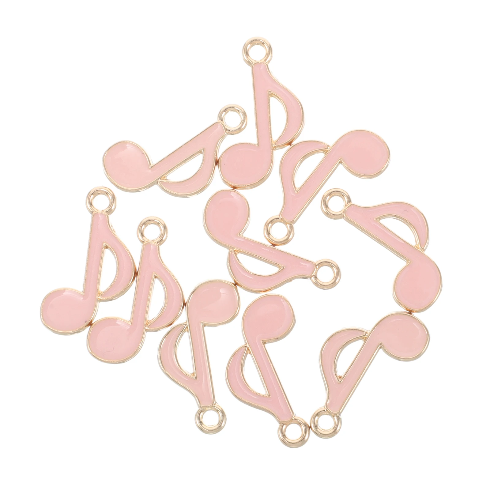 

10 Pcs Musical Note Pendant Dangle Charms Instrument Enamel Alloy Diy Jewelry Making Supplies Bracelet Necklace Earrings