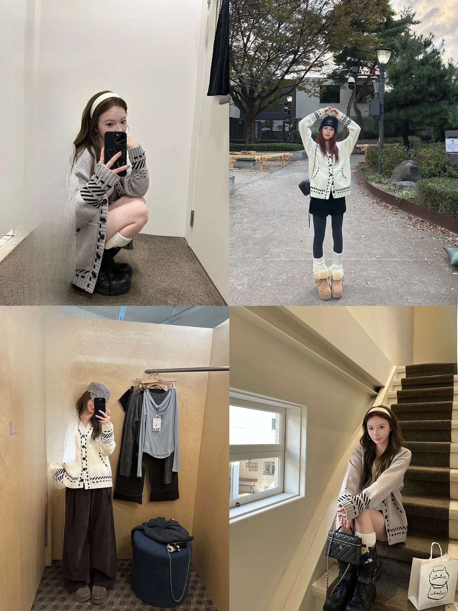 

Вязаный вручную мягкий уютный женский свитер-кардиган на зиму, теплый свободный топ с V-образным вырезом, длинными рукавами, стандартной длины, на одной пуговице