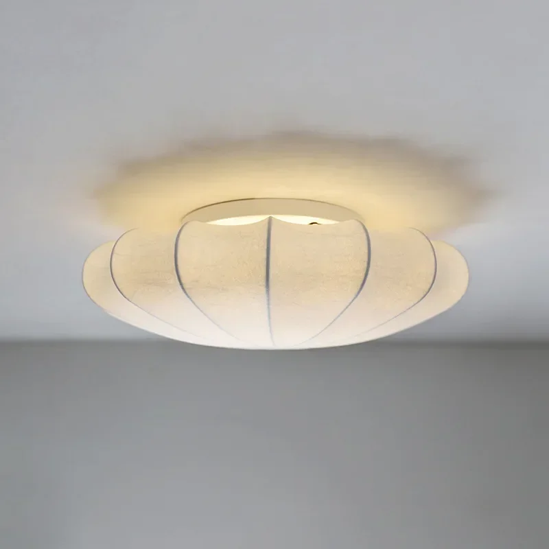 Silk Ceiling Lamp Surface Mounted Downlight Living Dining Room Bedroom