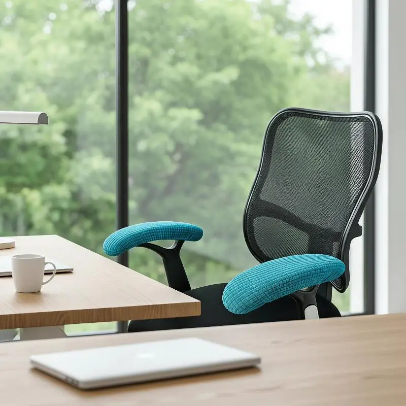 Elastic Computer Chair Armrest Covers 1 Pair Soft Elbow Protector for Office Home Gaming Desk Chair