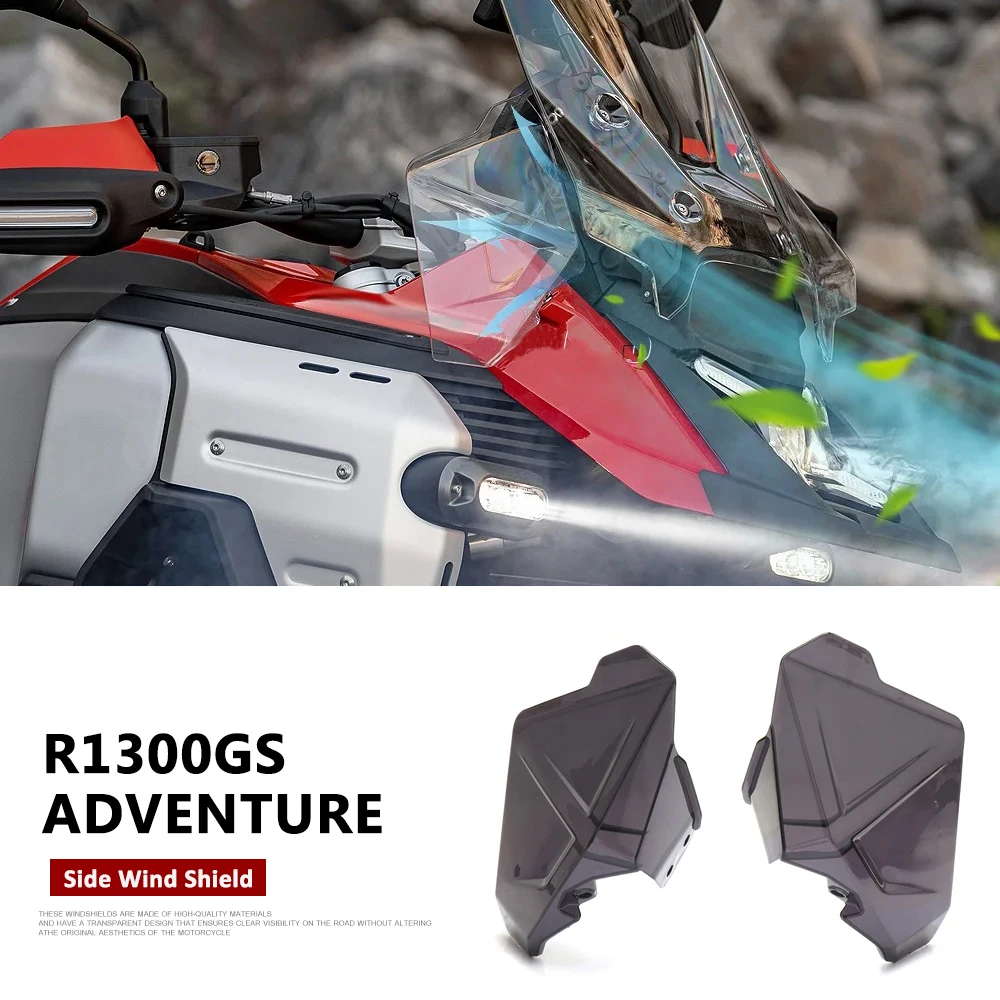 

Windshield Windscreen Side Panel Deflector Airflow Hand Shield Protector For BMW R1300GS Adventure R1300 R 1300 GS ADV 2024 2025