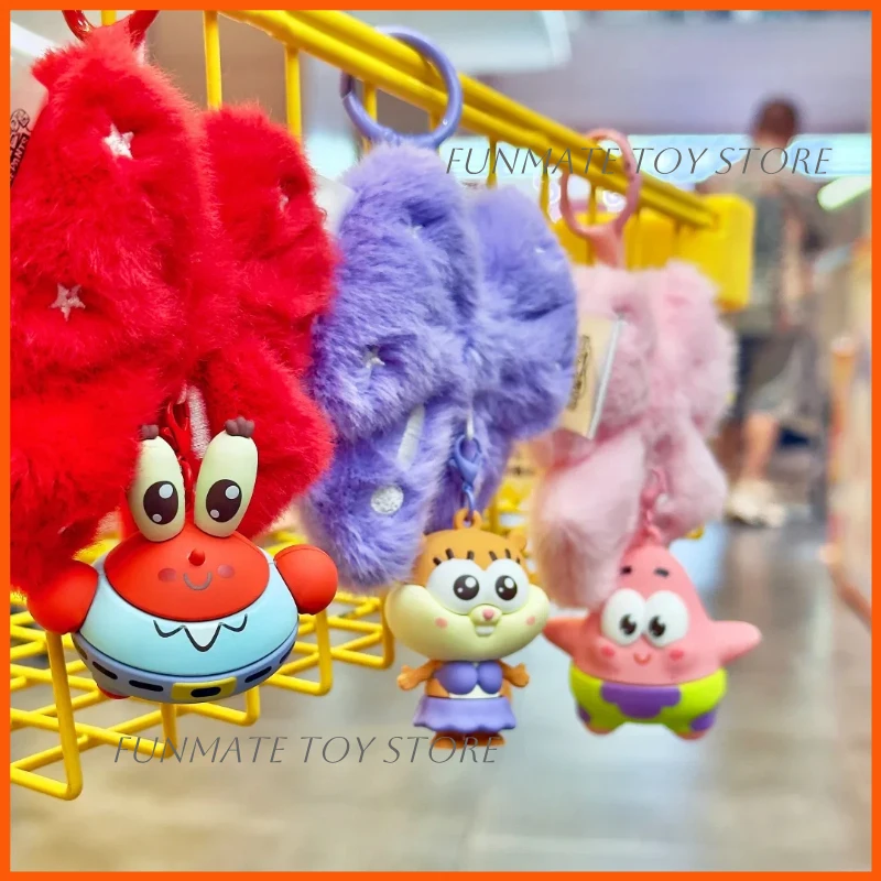 

IN STOCK SpongeBob Aromatherapy Bikini Bottom Aquatic Fun Series Blind Box Kawaii Keychain Random Box Anime Figure Surprise Box