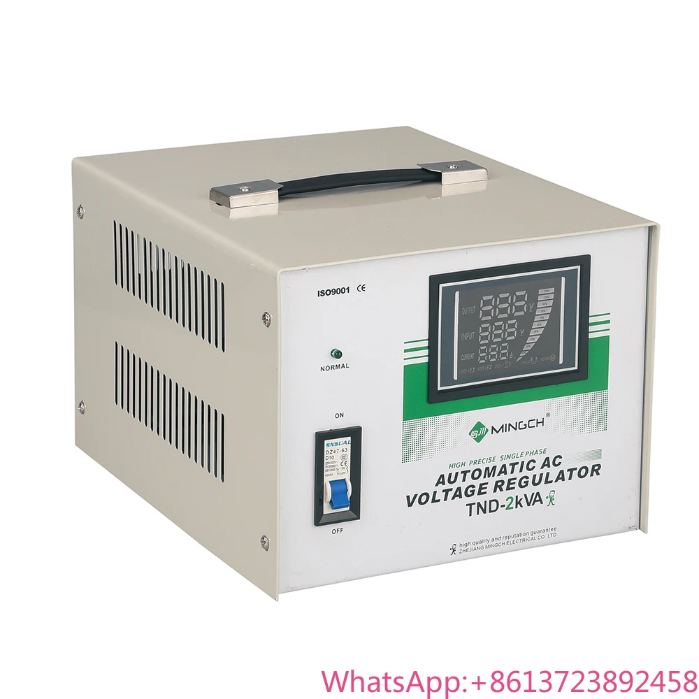 

MINGCH CE Single Phase Svc-1kva 2kva 3kva 5kva 7kva 10kva Ac Automatic Voltage Regulator Home Stabilizer 6KVA