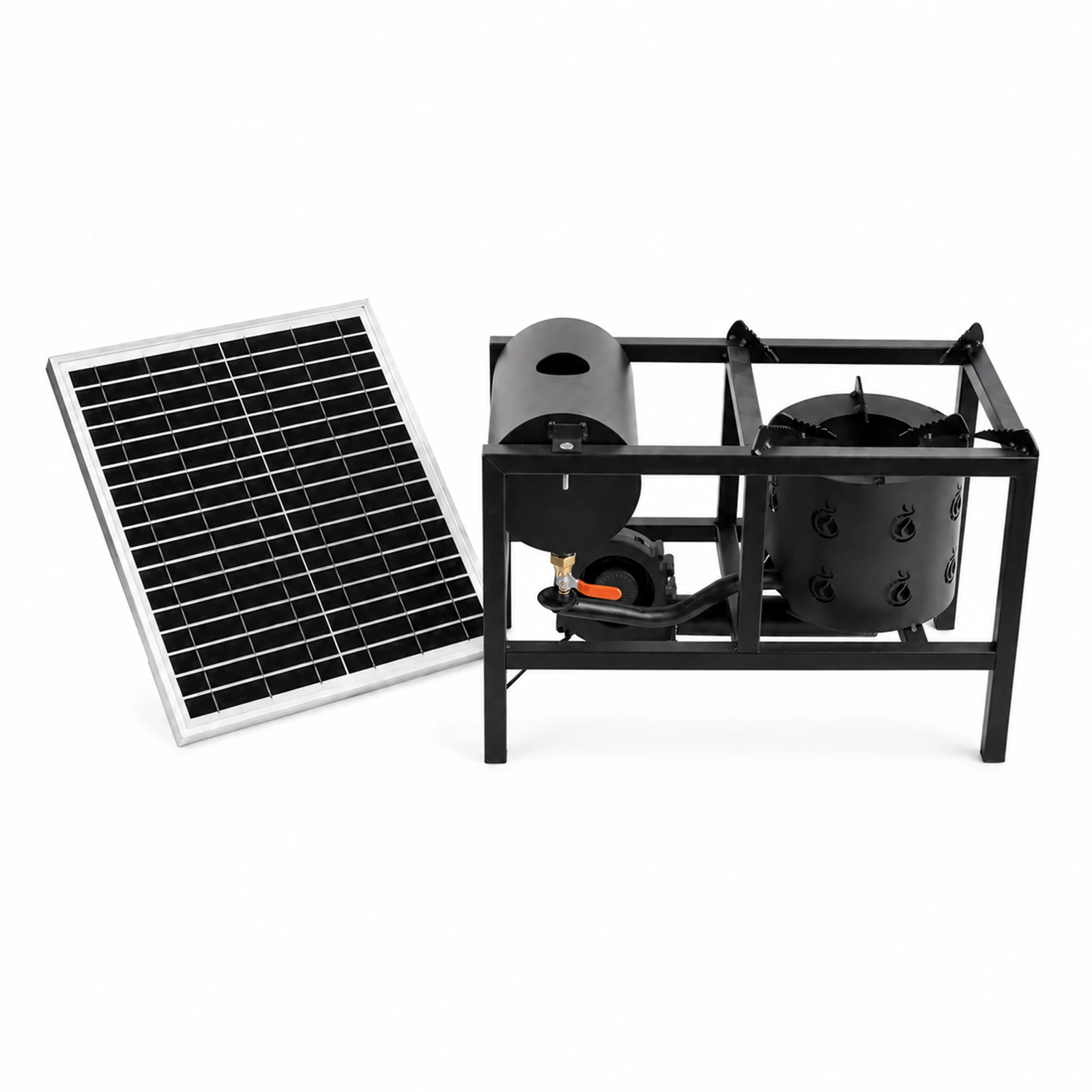 jf-Energy Saving Waste Oil Stove System Compatible with Solar Power High Performance Multi-fuel Used Heater