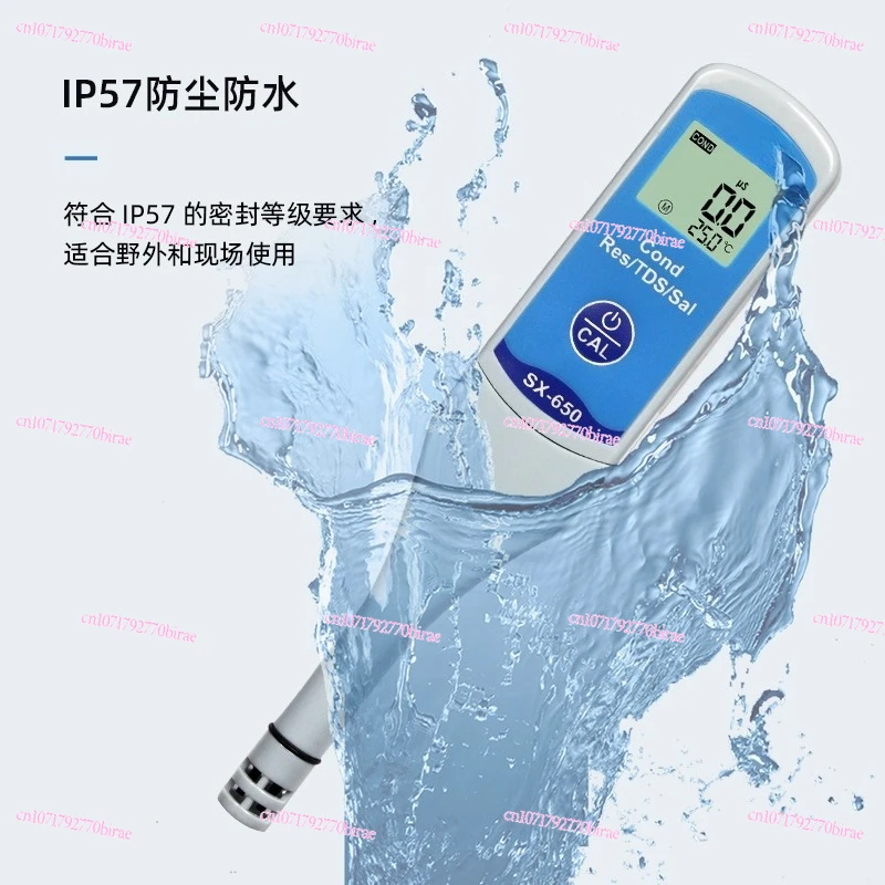 Pure Water Resistance Value Measuring Instrument, Water Quality Conductivity Test Pen TDS Value/salinity/temperature Test Pen