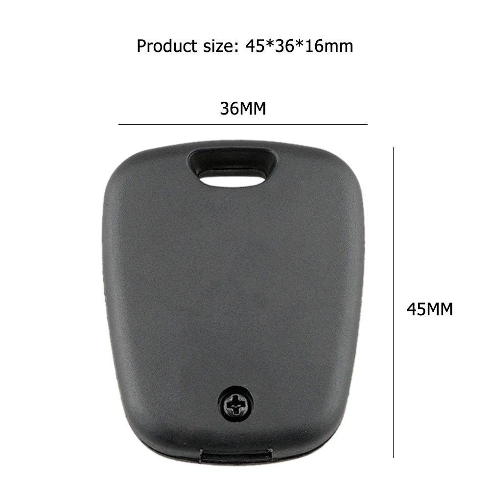 

Практичная накладка на кнопки, сменный чехол для ключа из АБС-пластика, защита от столкновений, накладка на кнопку ключа автомобиля, износостойкая для Peugeot 206
