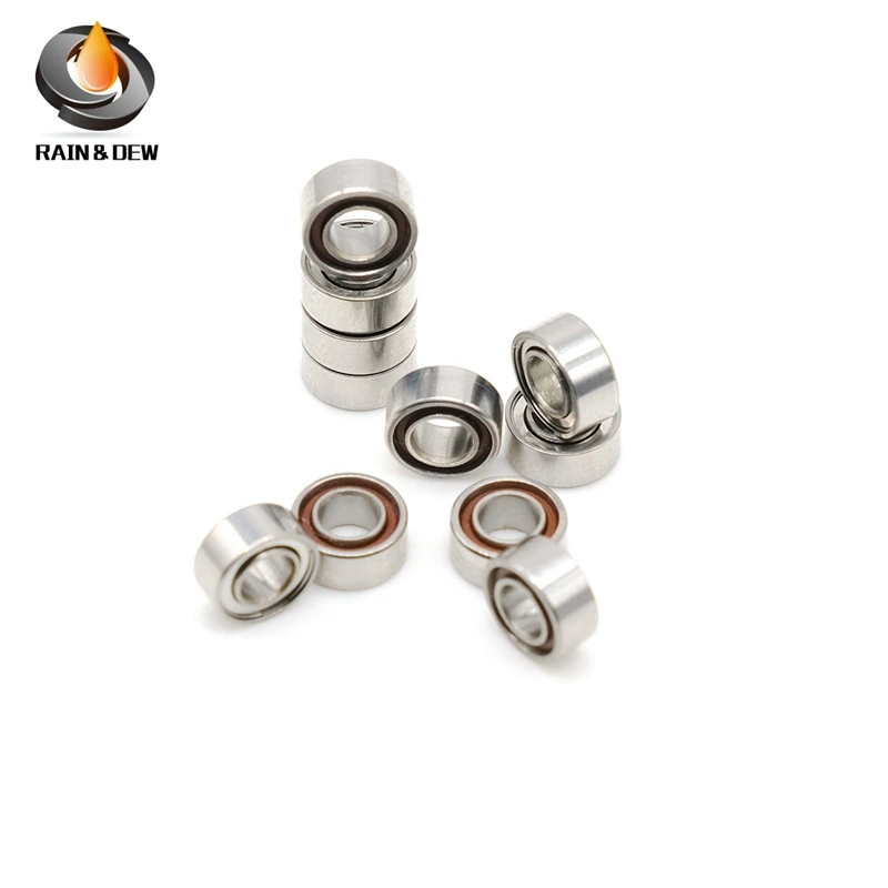 5PCS SR144TIZWN8 High Speed 3.175x6.35x2.78mm Handpiece Bearing Turbine Ceramic Laboratory Dental Bearings SR144