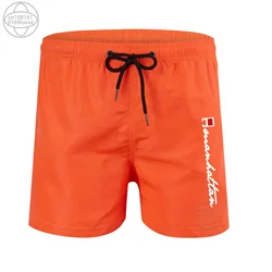 Men Mesh Breathable Casual Shorts Summer Swimming Trunks Sexy Beach Shorts Surfboard Volleyball Quick-drying Sports Shorts S-4XL