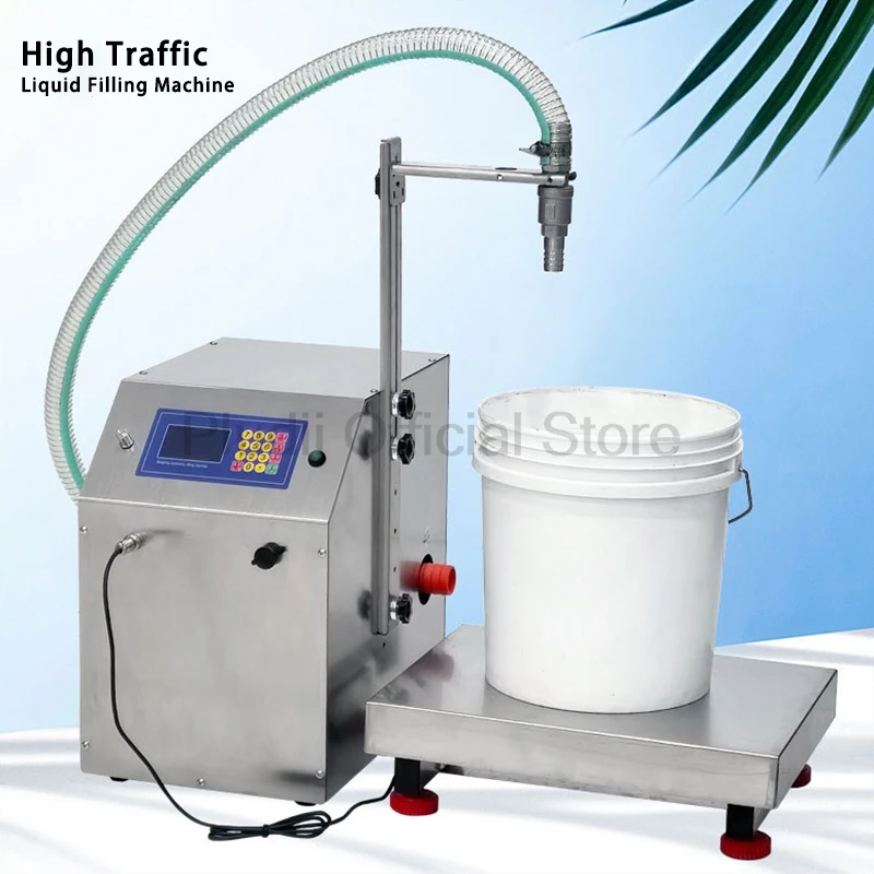 Automatic Dispensing Filling Machine 72L/min Large Flow Weighing Honey Sauce Edible Oil Glue Viscous Liquid Filling Machine