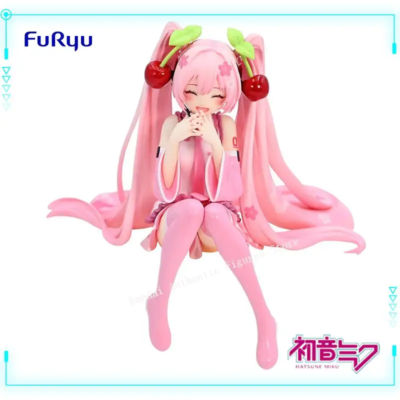 furyu-original-genuine-vocaloid-singer-hatsune-miku-sakura-2023-smile-ver-12cm-noodle-stopper-model-collections-toy-figures-gift