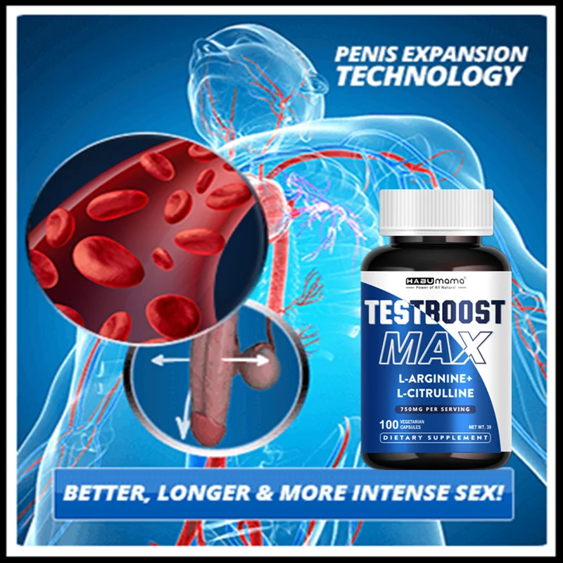 Ultieme mannelijke verbeterende supplement |   Klinisch achterkant |   100 tabletten voor energie, uithoudingsvermogen en uitbreiding |   Veganistisch |   Discreet schip