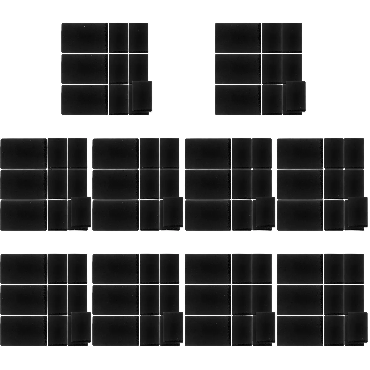 

10pcs 10 Count Metal Engraved Card Business Cards Blank Name Aluminum Engraving Blanks