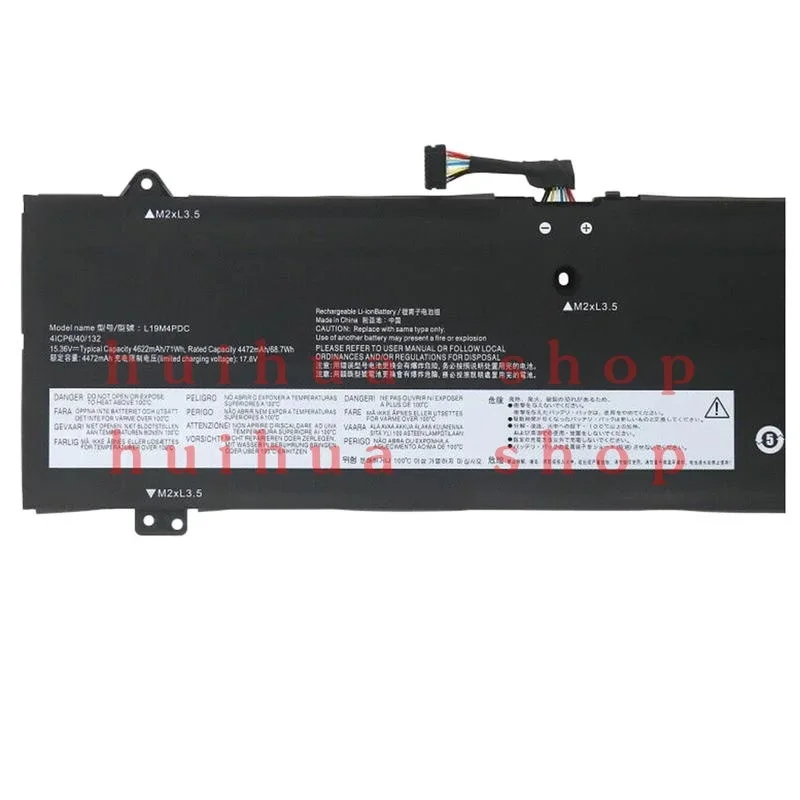 L19L4PDC L19C4PDC L19M4PDC Battery For Lenovo Ideapad Yoga 7i 7-14ITL5 7-14ARB7 zm