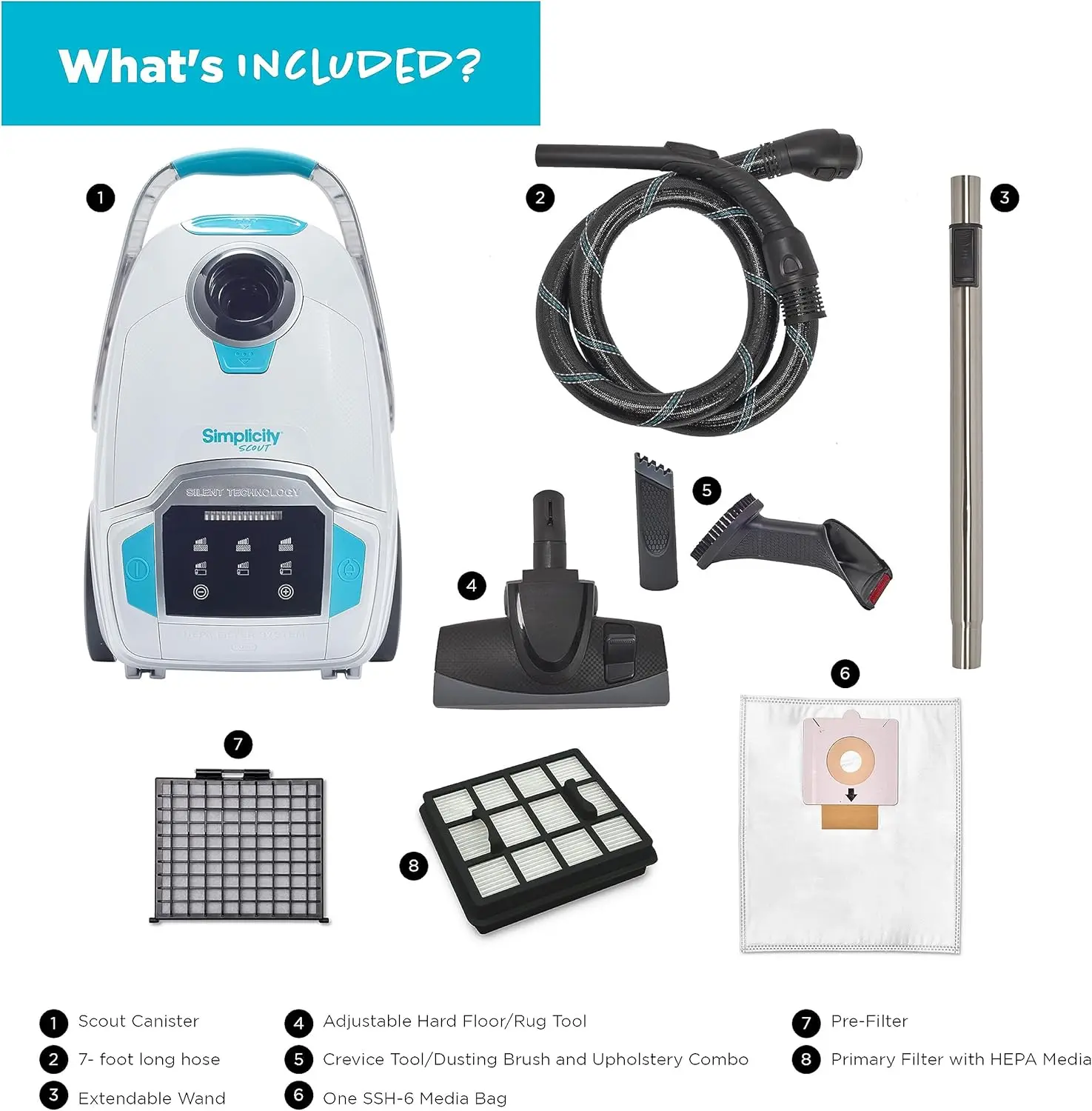 مكنسة كهربائية ذات علبة كشفية بسيطة، سجادة مدمجة ومكنسة أرضية خشبية، ميزة مكانس كهربائية منزلية قابلة للتمديد #4