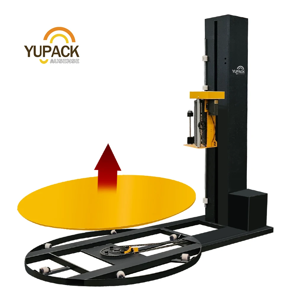 Automatic Skid/pallet  Stretch Film  Wrap Pallet Wrapper Pallet Wrapping Machine with Scale
