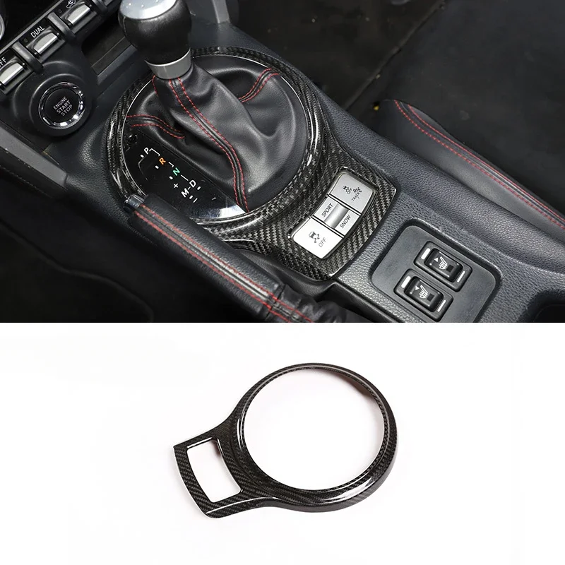 

Car Console Gear Panel Interior Styling Trim Frame For Toyota 86 Subaru BRZ 2012-20 Car Accessories Carbon Fiber Decorative