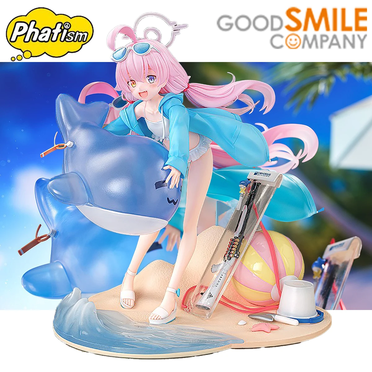 

In Stock Original Phat Company Prepainted Blue Archive Takanashi Hoshino Swimsuit Game Figure Model Decoration Collection Series