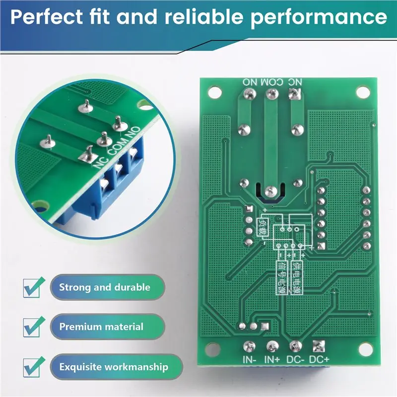DC 5V 12V 24V Delay Time Relay Control Switch Module Timing Cycle Power-Off Signal Triggers Embedded Direct AC-AA26