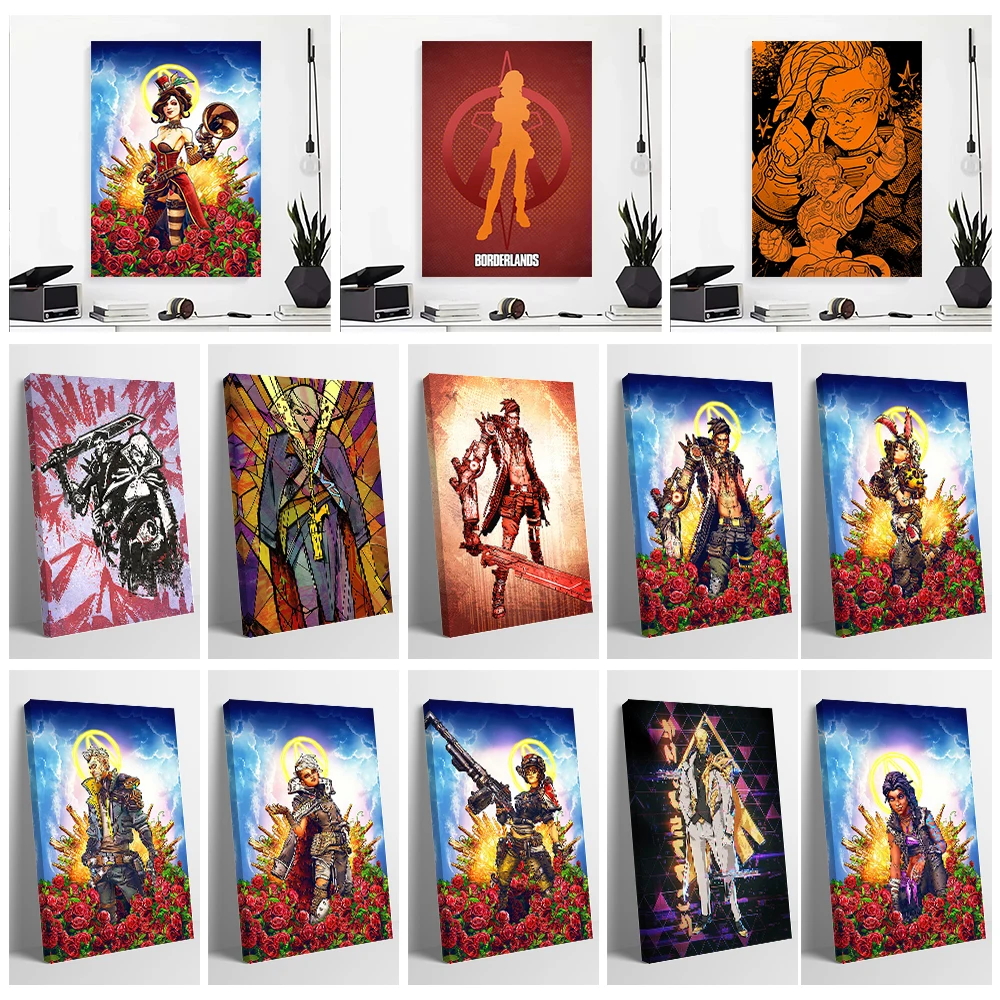 Borderlands Canvas Wall Art Posters Personalized Photo Printing for Room Decoration Aesthetics Home Decor Items Wand Deko Arts